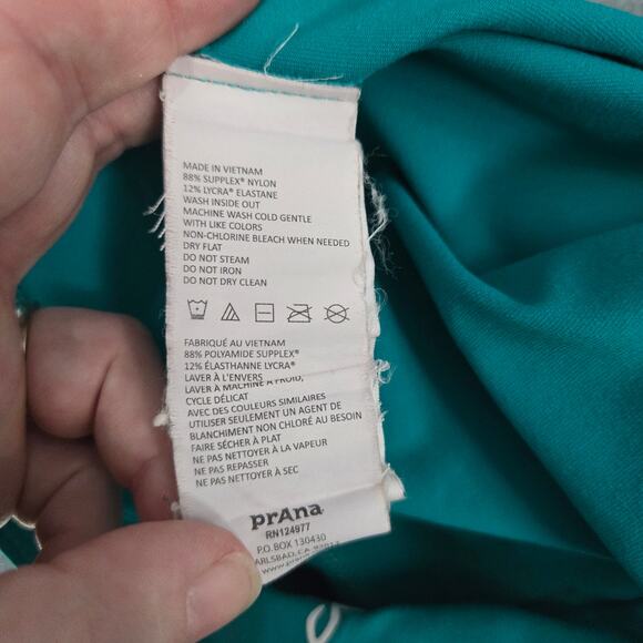 Prana Deco Criss Cross Dragonfly Cropped Leggings Size Medium - Picture 4 of 4